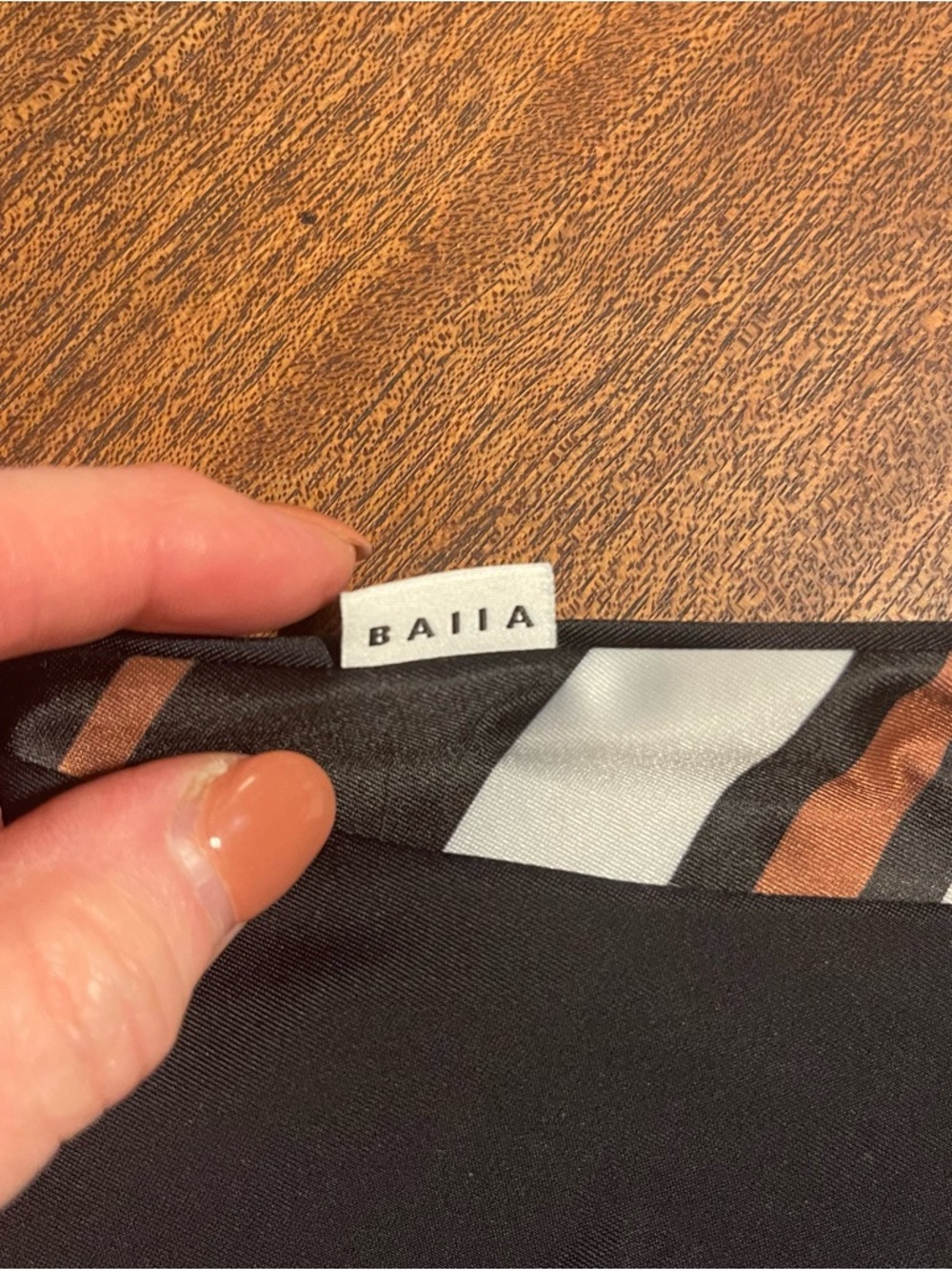 Baiia Black One-Piece Swimsuit with Striped Lining Reversible - Picture 3 of 12